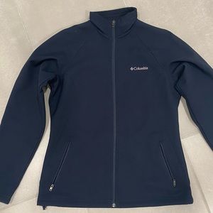 Navy Columbia Softshell  jacket